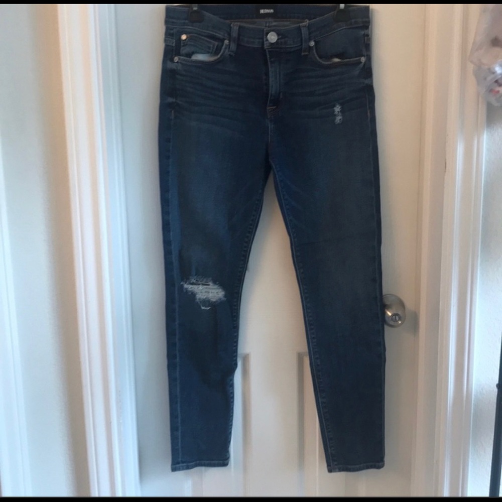 Hudson mid rise skinny jeans